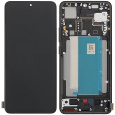 Дисплей с сенсорным экраном (модуль) Xiaomi Poco F6 Pro, черный с рамкой, оригинал 