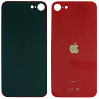 Задняя панель корпуса для iPhone SE 2020, красная (Big Hole)