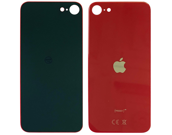 Задня панель корпуси для iPhone SE 2020, червона (Big Hole)
