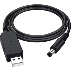 Кабель харчування для роутера/модема USB-DC 5V 5.5Х2,1 mm чорний