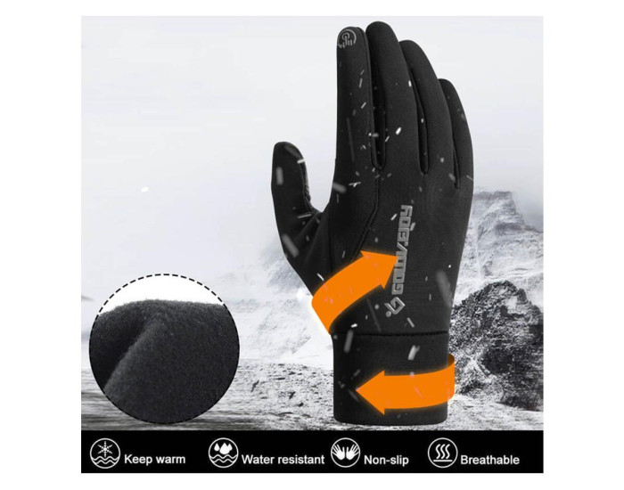 Рукавички сенсорні Golove joy (L) Anti-Slip 2023 (Чорний)