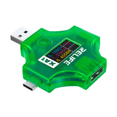 Тестер USB RELIFE XA1, USB тип-C, USB тип-A


