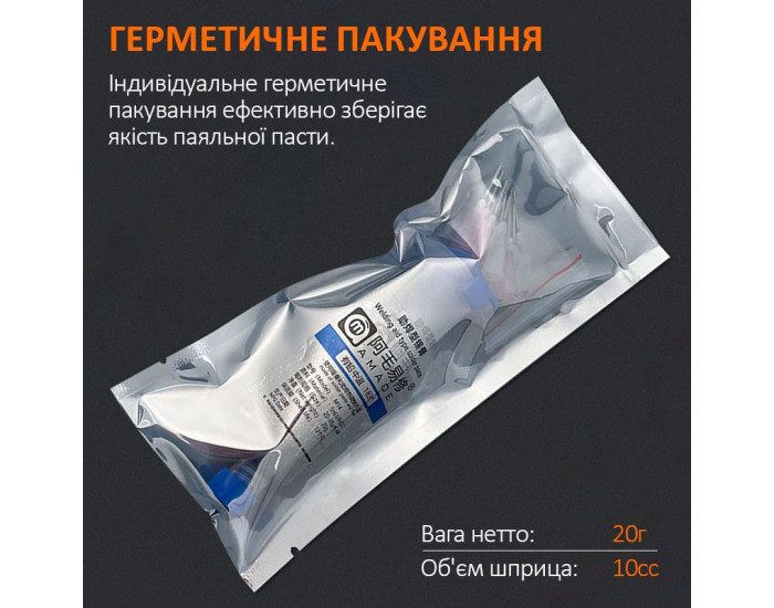 Паяльна паста BGA Amaoe M14 183*C, 20г