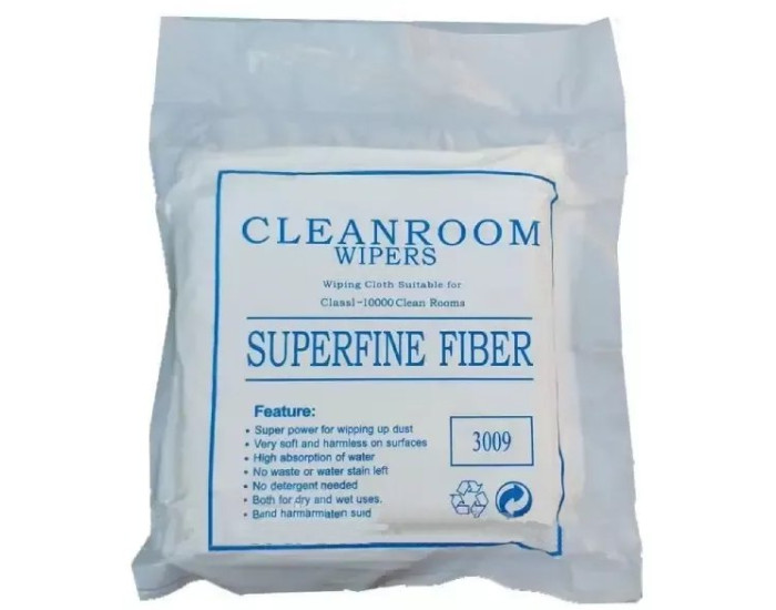 Серветки мікрофібра CleanRoom 3009, 400шт, 4*100мм