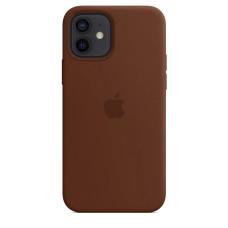 Чехол-силикон оригинал Case Full Protective iPhone 12 Pro /12 (Коричневый / Brown)