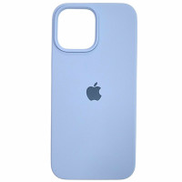 Чехол-силикон оригинал Full Soft Matte iPhone 15 (Сиренево голубой)