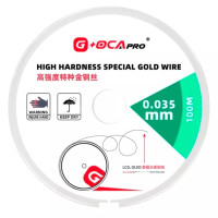 Струна для снятие тачскринов 0.035mm x 100m, G+OCA PRo, золотистая