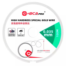 Струна для снятие тачскринов 0.035mm x 100m, G+OCA PRo, золотистая