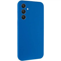 Чехол-силикон Getman Liquid Silk Full Camera Samsung A24 4G (Королевский синий / Blue)