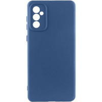 Чохол-силікон Getman Liquid Silk Full Camera Samsung A55 (Синій Туман / Blue)