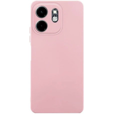 Чехол-силикон GETMAN Liquid Silk Full Camera Infinix Smart 9 4G /Hot 50i, пастельно-розовый
