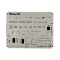 BGA-трафарет QianLi QS533 iPhone Universal 02, IP 6S-16 (Screen IC, Face ID, Infrared, True Tone, Camera)