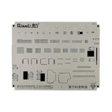 BGA-трафарет QianLi QS533 iPhone Universal 02, IP 6S-16 (Screen IC, Face ID, Infrared, True Tone, Camera)