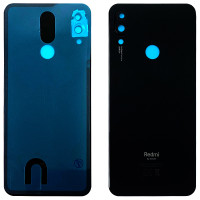 Задняя панель корпуса Xiaomi Redmi Note 7 /Note 7 Pro, черная со стеклом камеры, оригинал