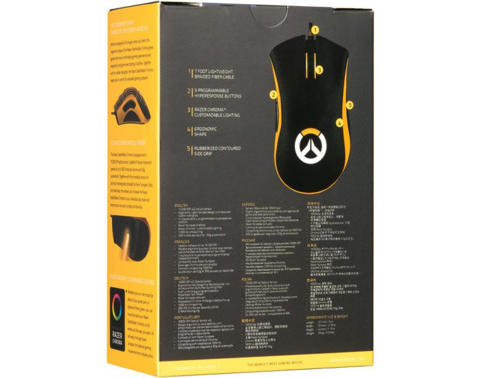 Мышь USB Razer DeathAdder OverWatch 