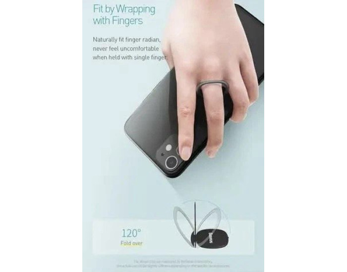 Тримач для телефон Baseus Invisible phone ring holder (SUYB-0R) Rose gold