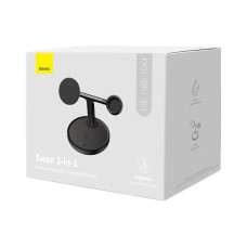 Беспроводная зарядка Baseus Swan 3in1 20W (WXTE000101) Black