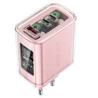 Сетевое зарядное устройство Acefast A45 Exploration series PD65W GaN (1USB-A/2C) Cherry blossom