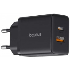 Мережеве зарядний пристрій Baseus Cube Fast Charger C+U 20W EU Cluster (P10111403113-00) Black