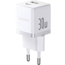 Мережеве зарядний пристрій Baseus Palm Type-C + USB 30W (P1011160A213-00) White