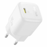 Сетевое зарядное устройство Baseus PicoGo GaN Fast Charger 1C 45W, White