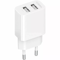Сетевое зарядное устройство Gelius Simple GP-HC059 (2.4A/2 USB) White