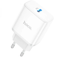 Сетевое зарядное устройство Hoco C104A Stage (1USB-iP/PD20W) White