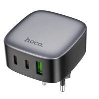 Мережеве зарядний пристрій Hoco CS33A Amanecer PD30W (2C1A) Charger (Чорний  Black)