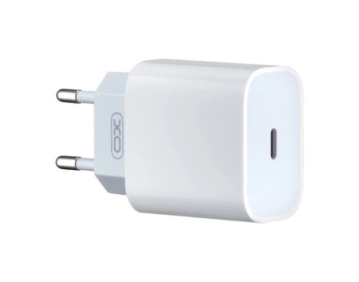 Мережеве зарядний пристрій XO L129 EU (PD20W) Fast charger White