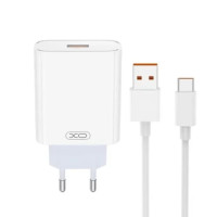 Сетевое зарядное устройство XO L164 (EU) 120W Fast charging charger with Type-C White