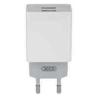 Мережеве зарядний пристрій XO L65EU (2USB/2.4A) White