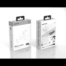 Сетевое зарядное устройство SENTEO Z-16L USB-C PD 30W Type-C to Lightning (1Port) (Белый  White)