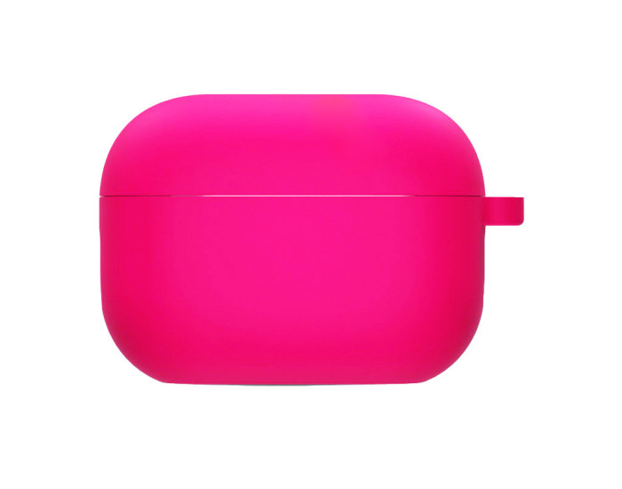 Чехол для AirPods 3 Full Soft Matte Microfiber, Hot Pink