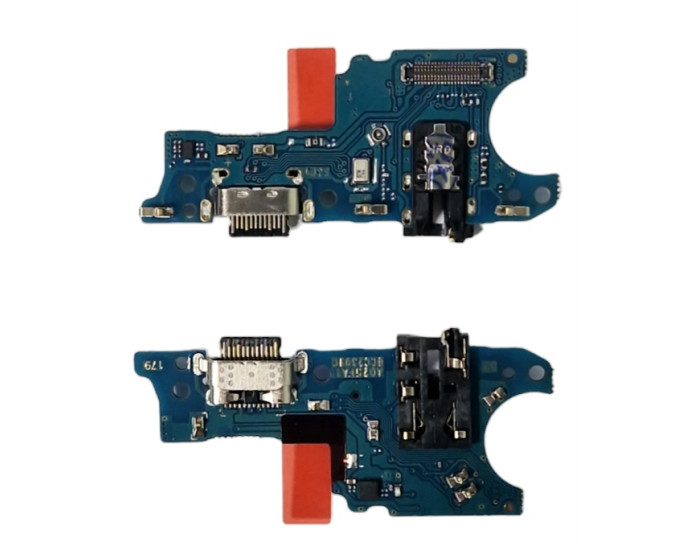 Шлейф для Samsung A025F A02s /A03 /A03s, коннектора зарядки, конектора гарнитуры с микрофоном, High Copy