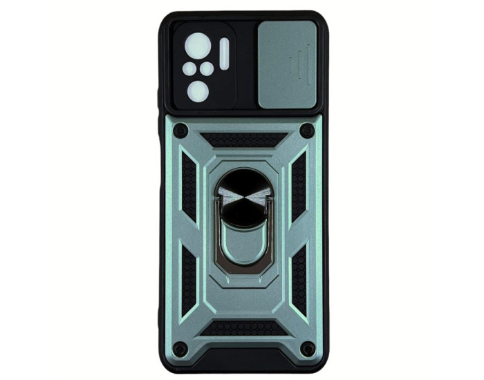Чехол-Ударопрочный Camshield Serge Ring Xiaomi Redmi Note 10 / Note 10s / Poco M5s, Зеленый