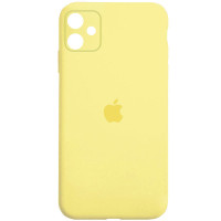 Чехол-силикон оригинал Square Cover Soft Matte Full Camera iPhone 11, Yellow