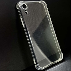 Чехол-силикон Getman Ease logo усиленные углы iPhone XR, Прозрачный
