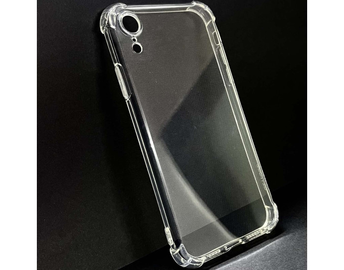 Чехол-силикон Getman Ease logo усиленные углы iPhone XR, Прозрачный