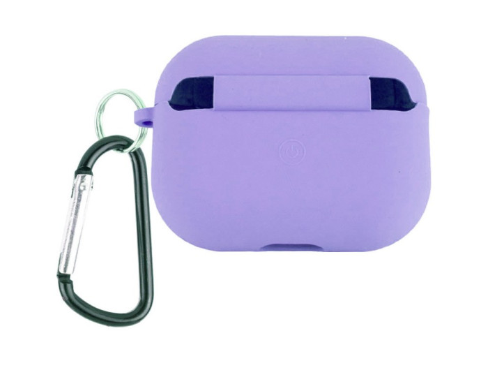 Чехол для AirPods 3 Full Soft Matte Microfiber, Lilac