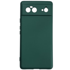Чехол-силикон Getman Liquid Silk Full Camera Google Pixel 6 Темно-зеленый
