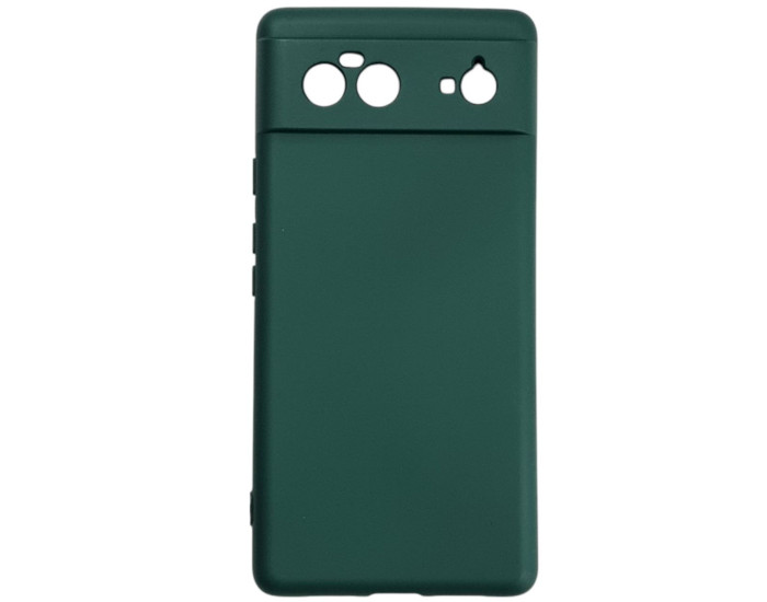 Чехол-силикон Getman Liquid Silk Full Camera Google Pixel 6 Темно-зеленый
