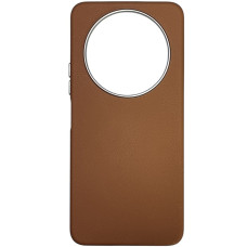 Чехол-кожаный Leather Case Metal Buttons Xiaomi Redmi 14C /Redmi A4 /Poco C75 Коричневый