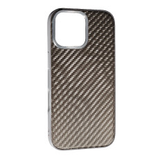 Чехол-силикон Carbon Case (MagSafe) iPhone 15 Grey