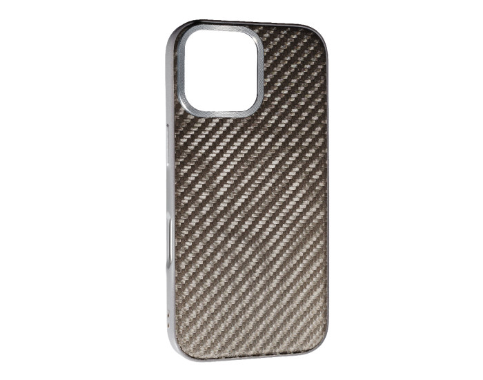 Чехол-силикон Carbon Case (MagSafe) iPhone 15 Grey