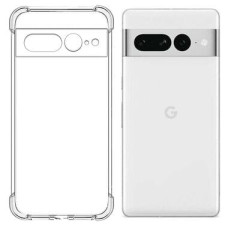 Чехол-силикон Getman Ease logo усиленные углы Google Pixel 7 Pro Прозрачный