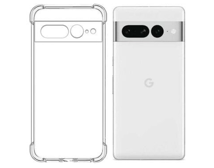 Чехол-силикон Getman Ease logo усиленные углы Google Pixel 7 Pro Прозрачный