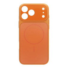 Чохол-силікон iPhone 17 Style with MagSafe iPhone 15 Pro Max Orange