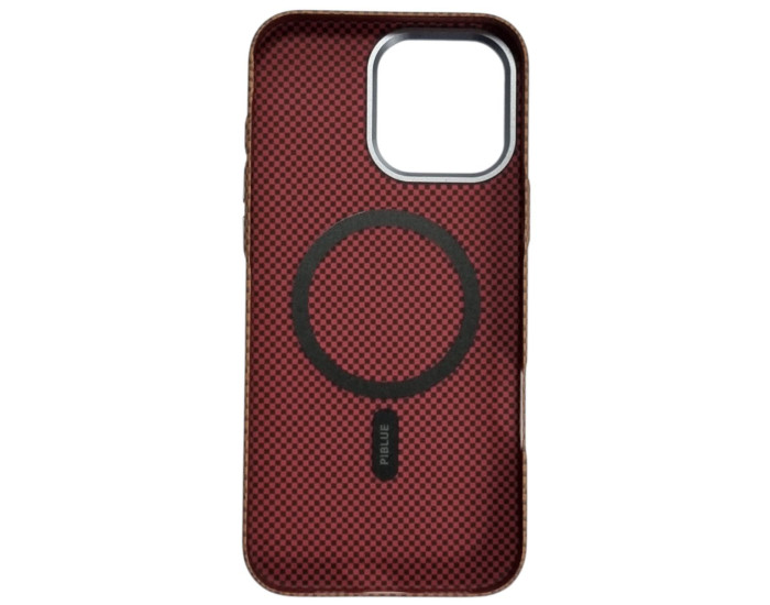 Чехол-силикон Piblue Magentic MagSafe (PL-99) Carbon iPhone 16 Pro Max коричневый
