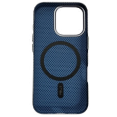 Чехол-силикон Piblue Magentic MagSafe (PL-49) Carbon iPhone 16 Pro титановый серый