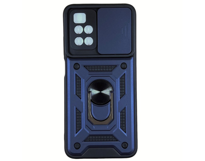 Чохол-Ударостійкий Camshield Serge Ring Xiaomi Redmi 10 (Синій)